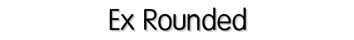 Ex Rounded font
